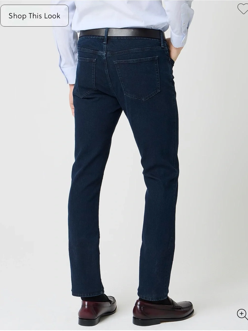 Men's Dark Blue Straight-Leg Jeans 32 x 30